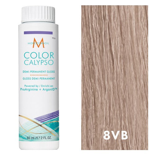 White Smoke Moroccanoil Color Calypso 8VB/8.21 Light Iridescent Ash Blonde 2oz