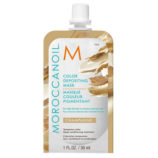 White Smoke Moroccanoil Color Depositing Mask Champagne