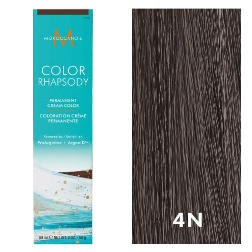 Dark Slate Gray Moroccanoil Color Rhapsody 4N/4.0 Medium Brown 2oz