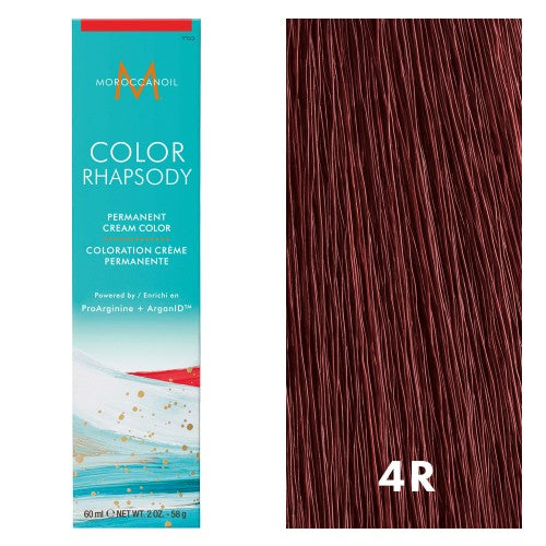 Dark Red Moroccanoil Color Rhapsody 4R/4.6 Medium Red Brown 2oz