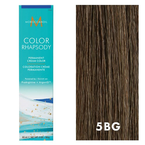Dark Slate Gray Moroccanoil Color Rhapsody 5BG/5.13 Light Ash Golden Brown 2oz