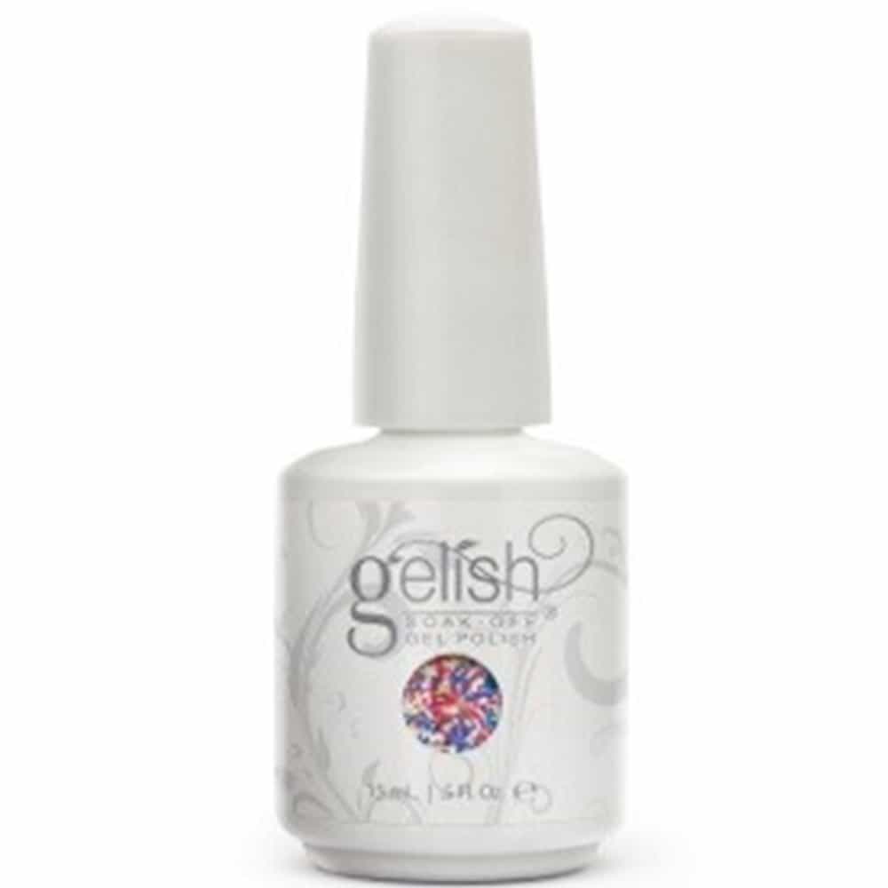 White Smoke Gelish - Lots Of Dots 0.5 oz. - 15ml