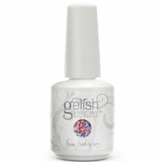 White Smoke Gelish - Lots Of Dots 0.5 oz. - 15ml