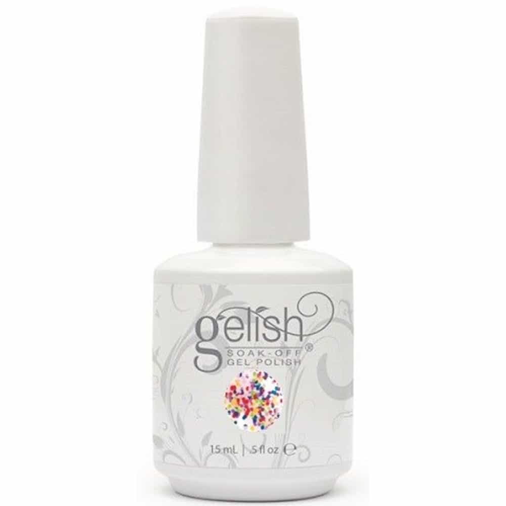 Light Gray Gelish - Let Me Top You Off 0.5 oz. - 15ml
