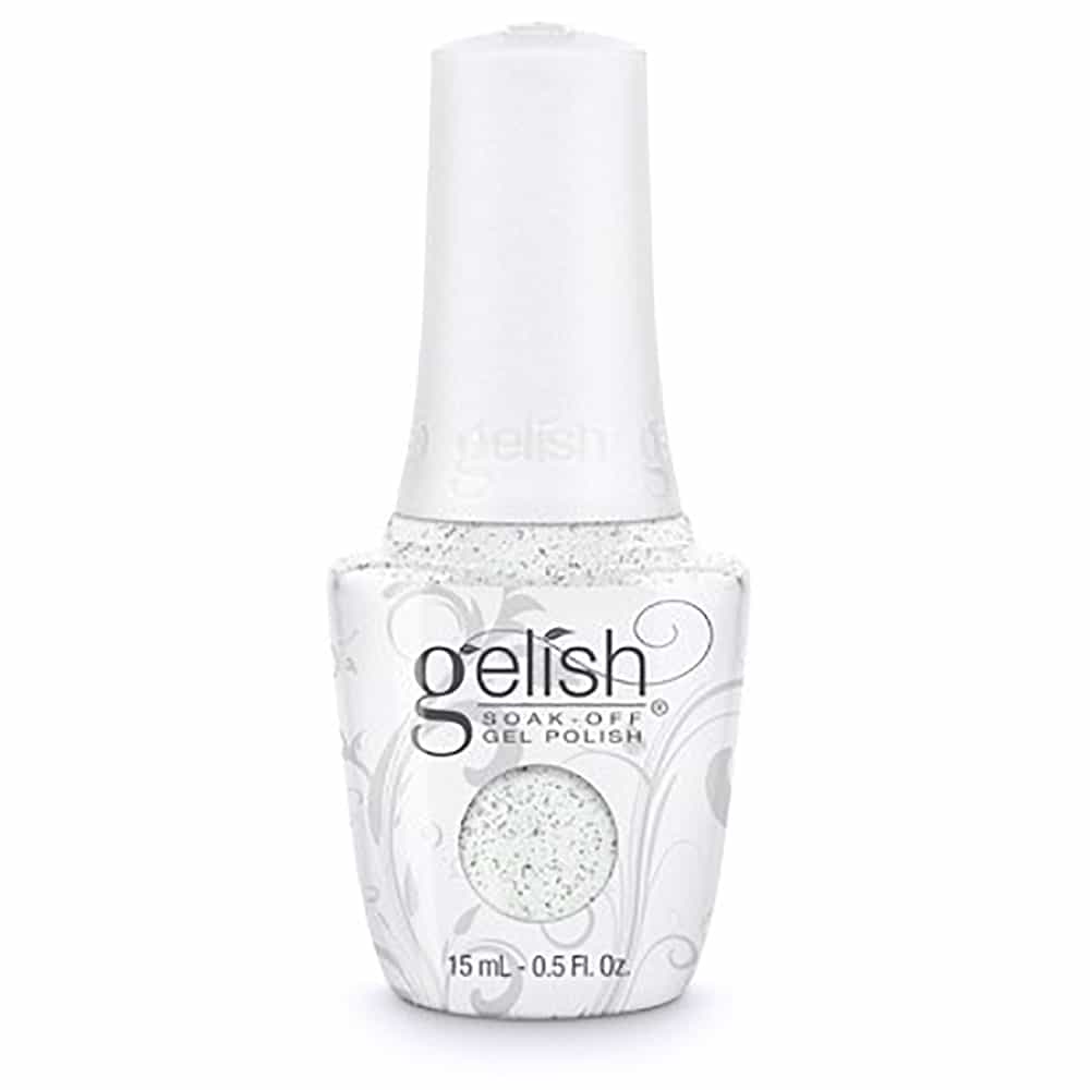 White Smoke Gelish - Silver In My Stocking 15ml - 0.5 fl oz