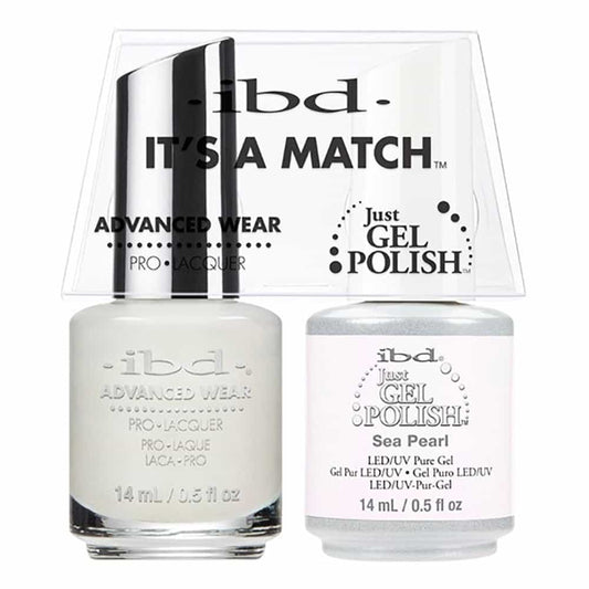 White Smoke IBD Just Gel Polish It's A Match - Sea Pearl