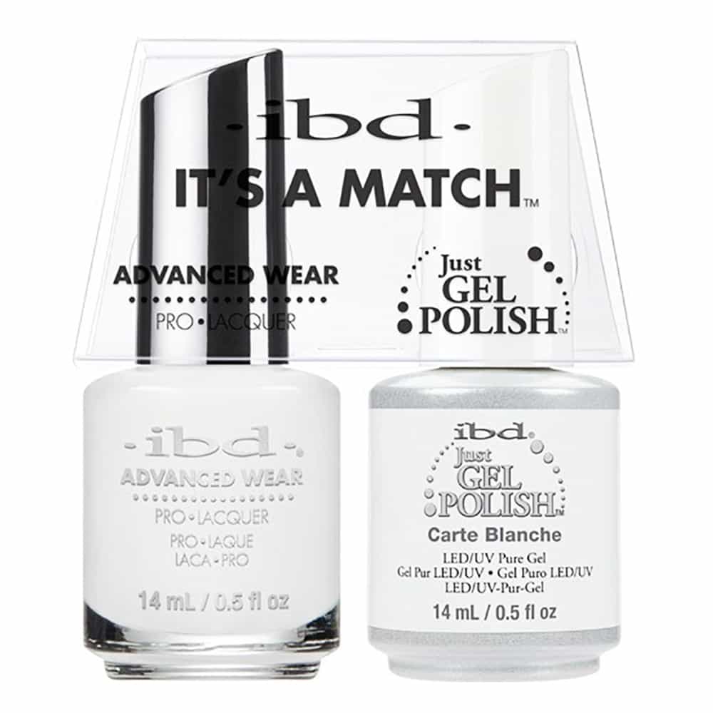 White Smoke IBD Just Gel Polish It's A Match - Carte Blanche