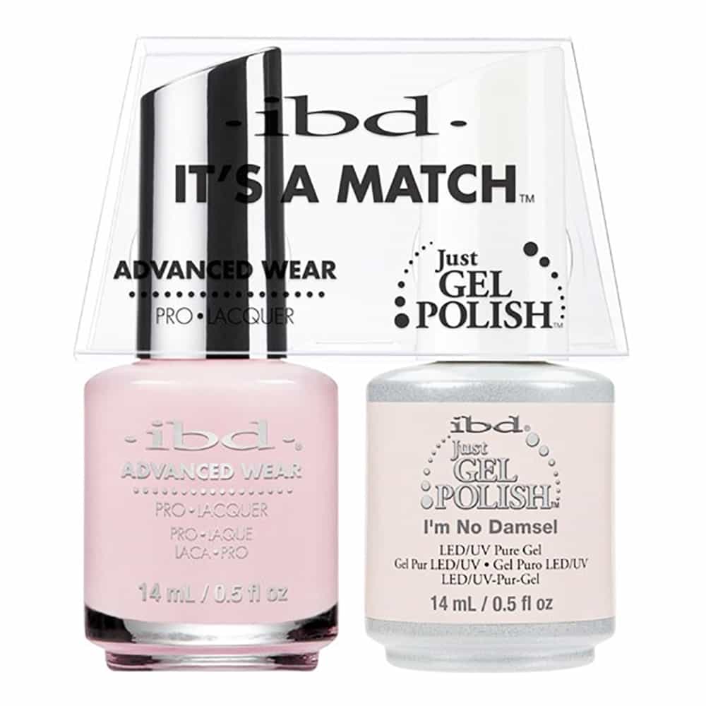 White Smoke IBD Just Gel Polish It's A Match - I'm No Damsel
