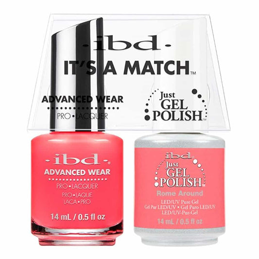 White Smoke IBD Just Gel Polish It's A Match - Rome Around