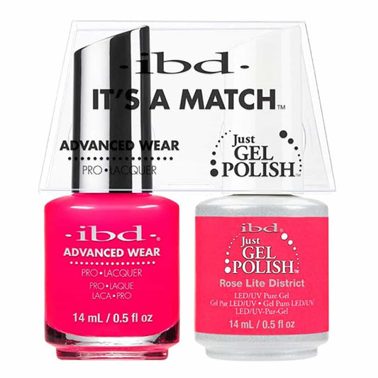 White Smoke IBD Just Gel Polish It's A Match - Rose Lite District
