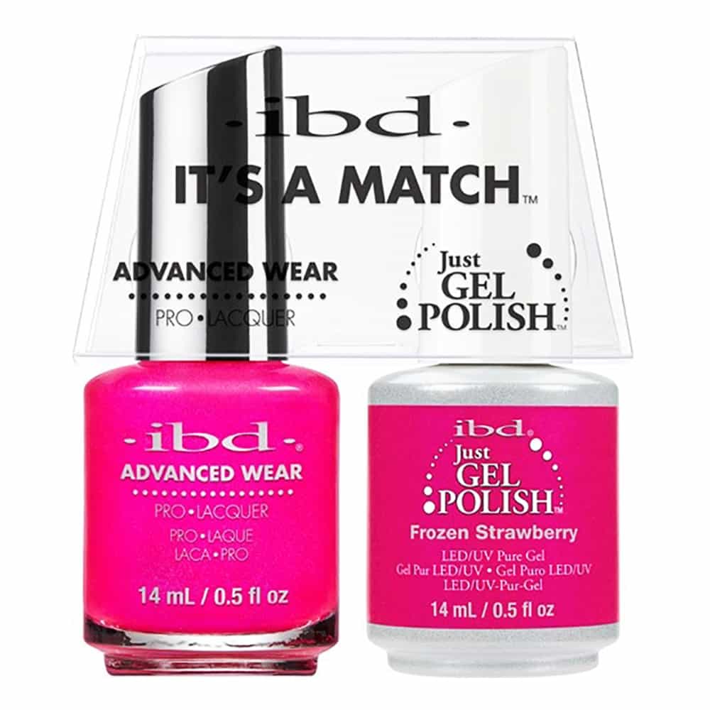 White Smoke IBD Just Gel Polish It's A Match - Frozen Strawberry