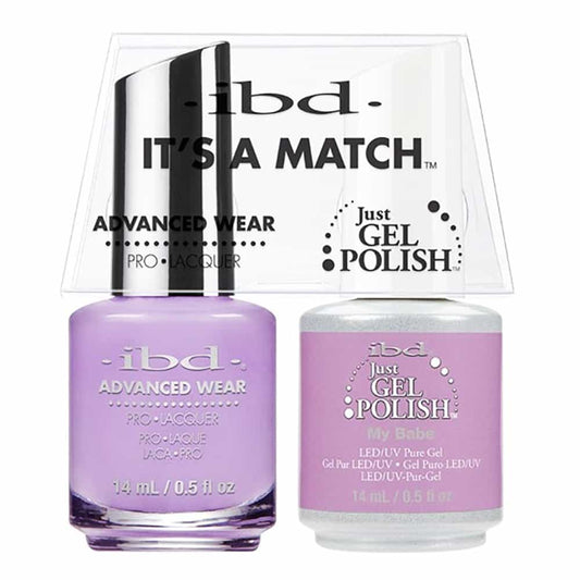 White Smoke IBD Just Gel Polish It's A Match - My Babe
