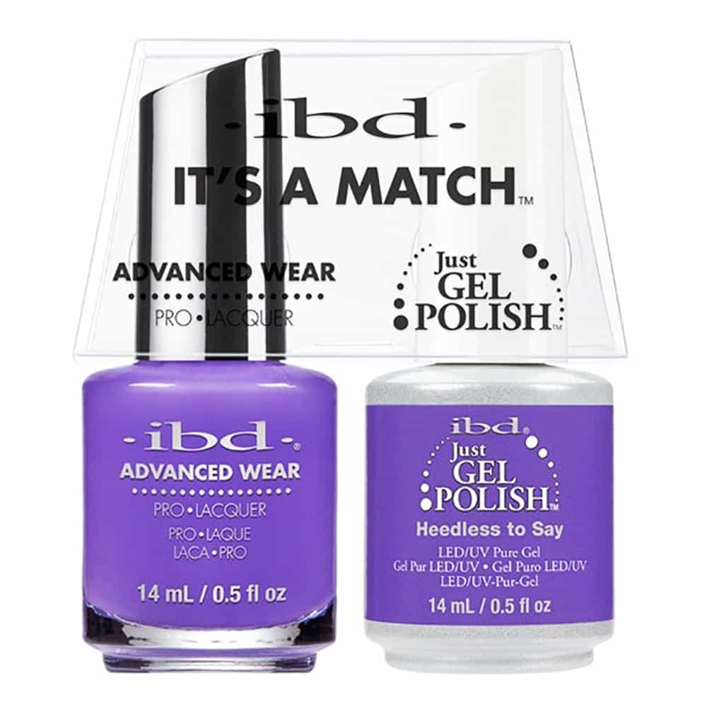 White Smoke IBD Just Gel Polish It's A Match - Heedless To Say