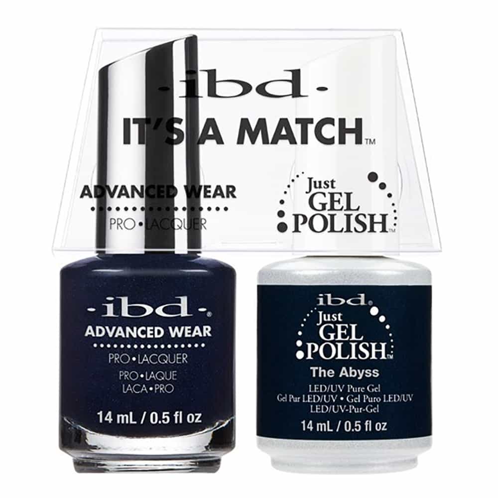 White Smoke IBD Just Gel Polish It's A Match - The Abyss