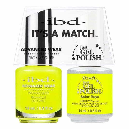 White Smoke IBD Just Gel Polish It's A Match - Solar Rays