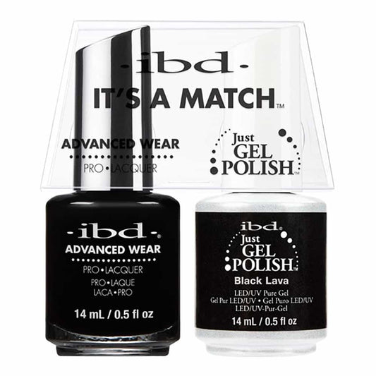White Smoke IBD Just Gel Polish It's A Match - Black Lava