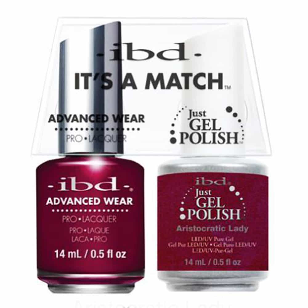 White Smoke IBD Just Gel Polish It's A Match - Aristocratic Lady