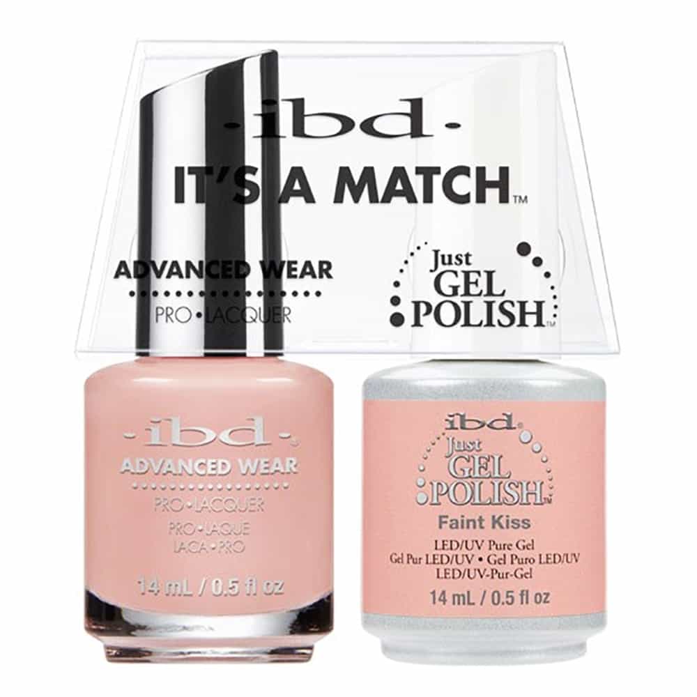 White Smoke IBD Just Gel Polish It's A Match - Faint Kiss