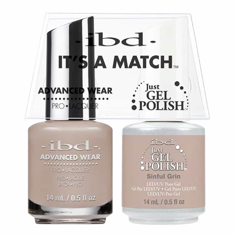 White Smoke IBD Just Gel Polish It's A Match - Sinful Grin