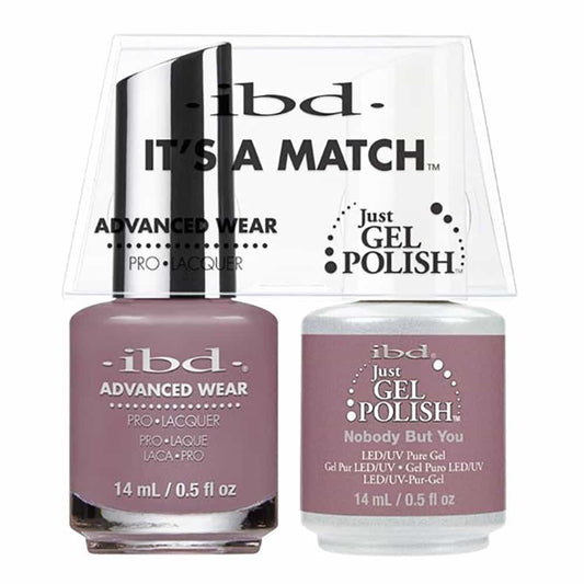 White Smoke IBD Just Gel Polish It's A Match - Nobody But You
