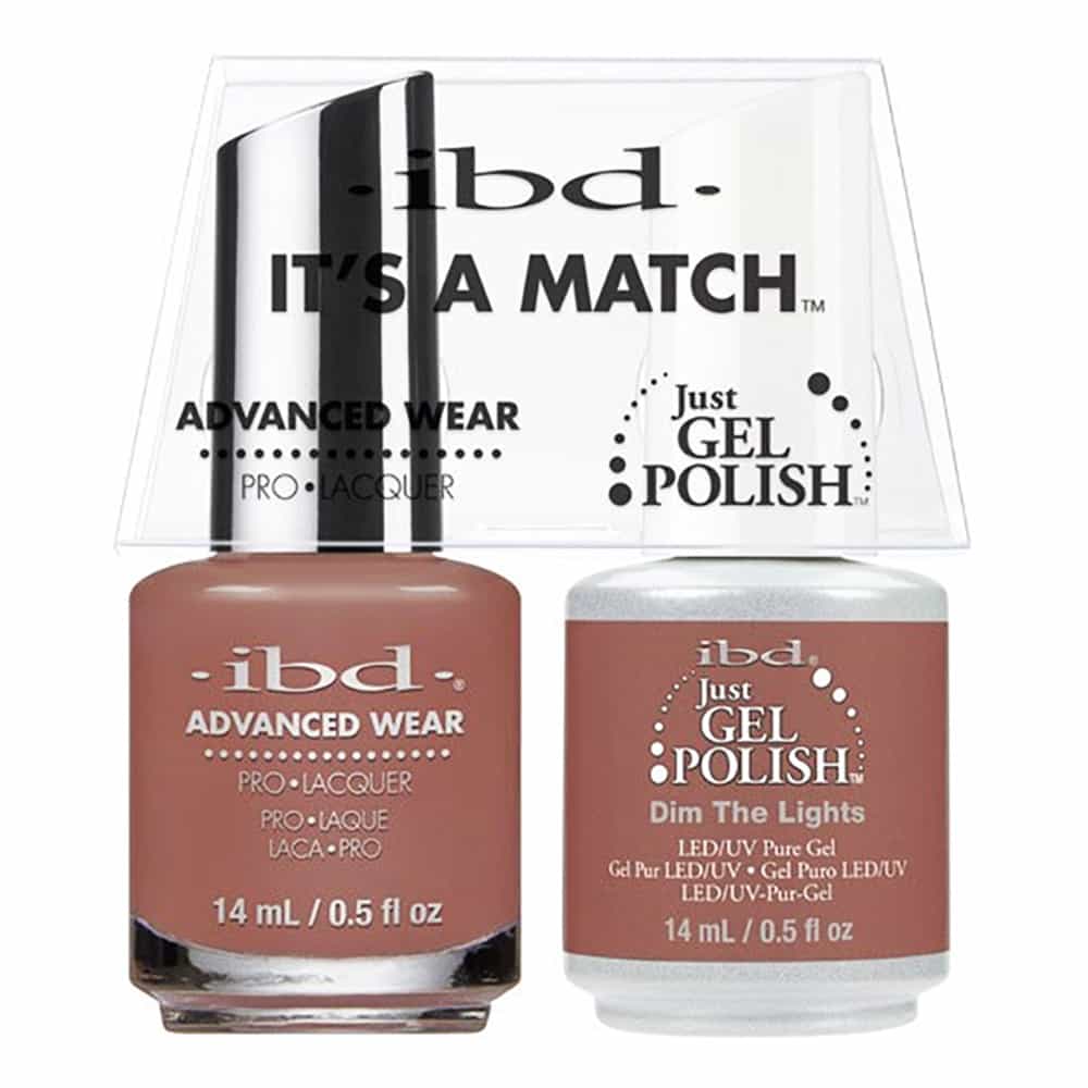 White Smoke IBD Just Gel Polish It's A Match - Dim The Lights