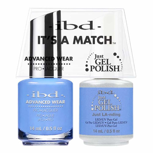 White Smoke IBD Just Gel Polish It's A Match - Just LA-nding