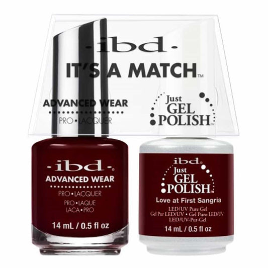 White Smoke IBD Just Gel Polish It's A Match-Love At First Sangria 67007
