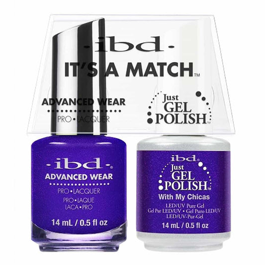 White Smoke IBD Just Gel Polish It's A Match - With My Chicas