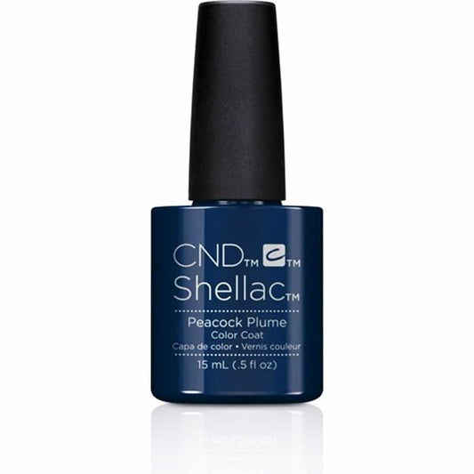 White Smoke CND Shellac Peacock Plume 15ml/0.5 fl oz