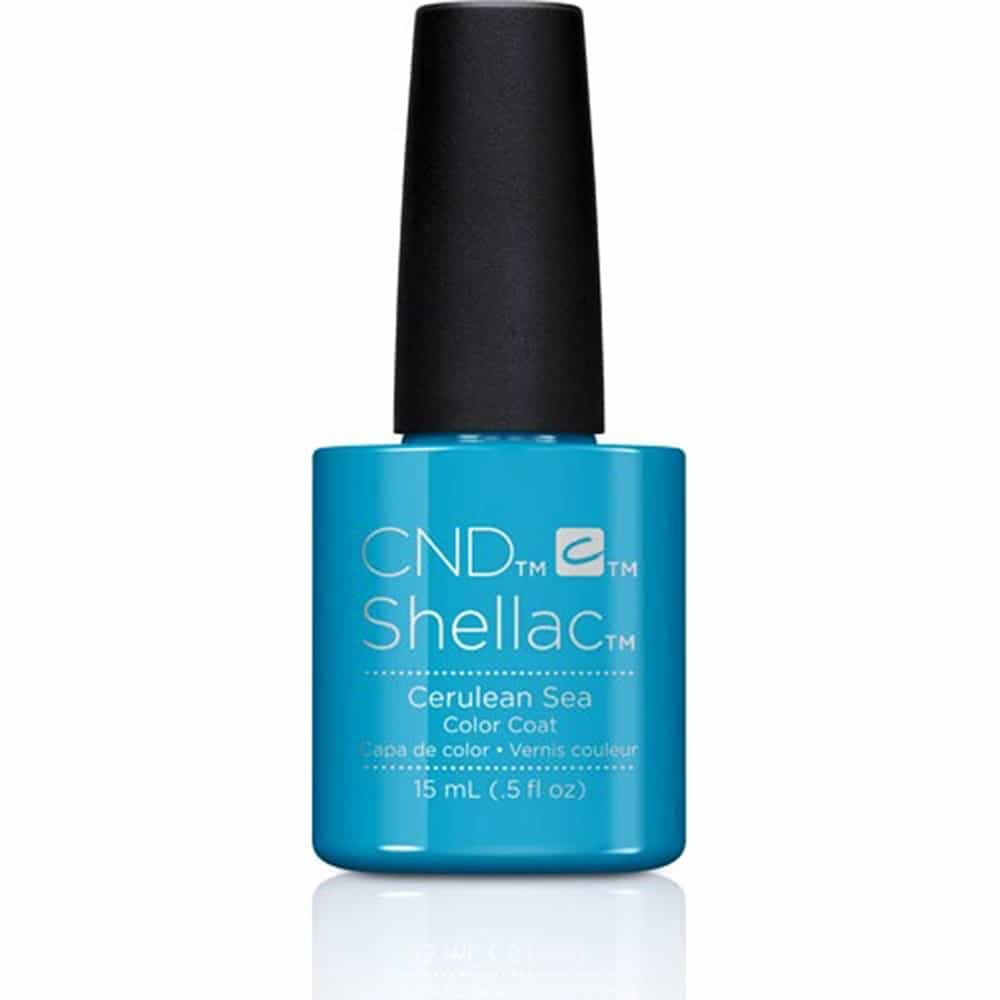 White Smoke CND Shellac Cerulean Sea 15ml/0.5 fl oz