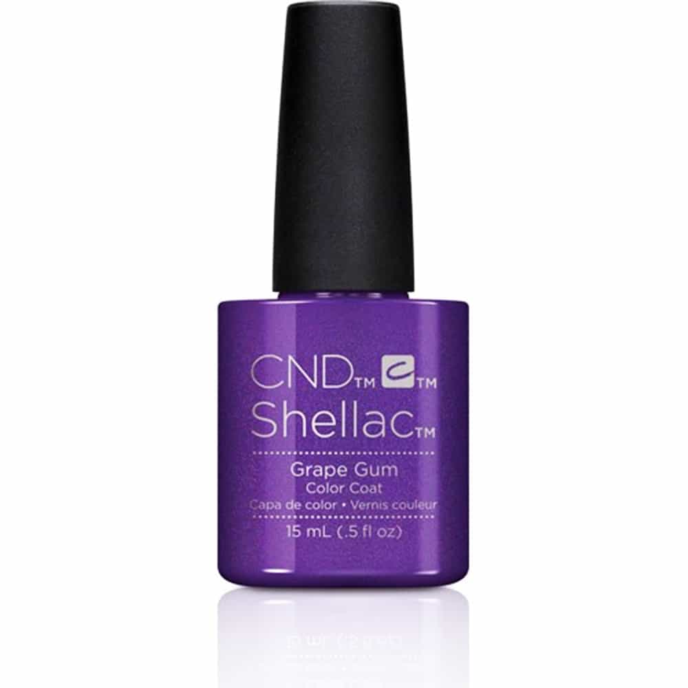 White Smoke CND Shellac Grape Gum 15ml/0.5 fl oz