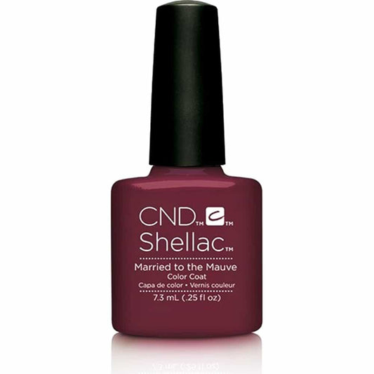 White Smoke CND Shellac Married To Mauve 0.25 fl oz / 7.3 ml - 91760