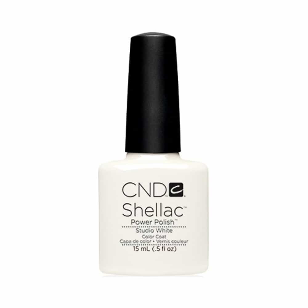 White Smoke CND Shellac Studio White 15ml/0.5 fl oz