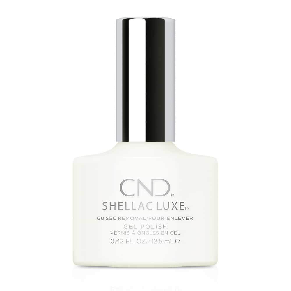White Smoke CND Shellac Luxe Studio White 0.42 fl oz