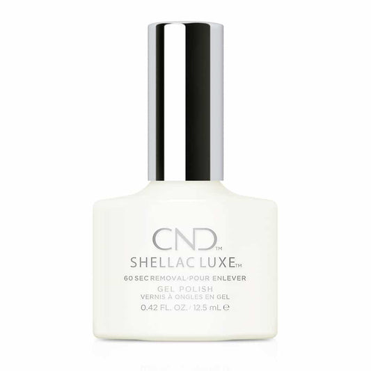 White Smoke CND Shellac Luxe Studio White 0.42 fl oz