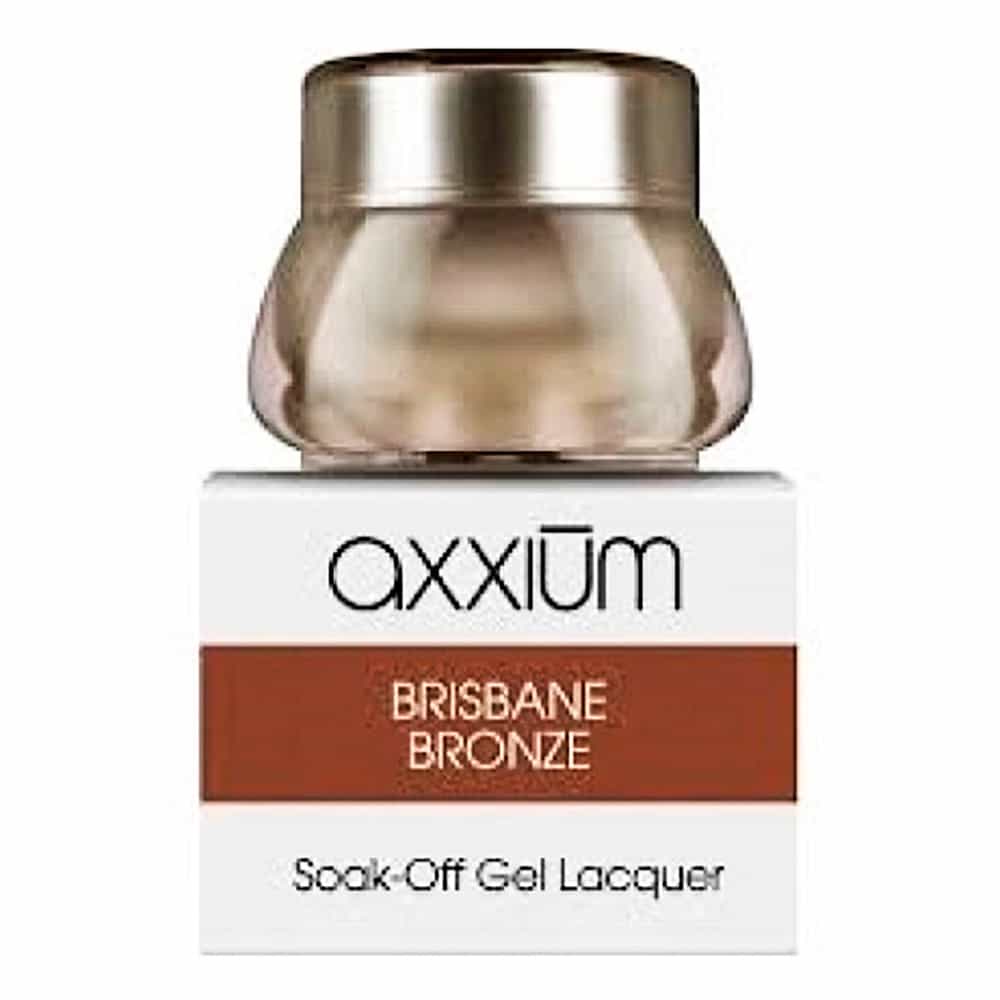 White Smoke OPI Axxium S/O Gel Lacquer Brisbane Bronze .21oz-6g AX414
