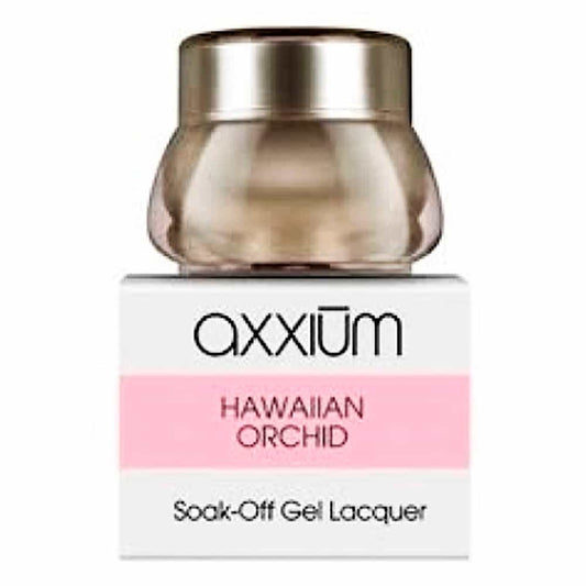 White Smoke OPI Axxium S/O Gel Lacquer Hawaiian Orchid .21 oz.- 6g AX417