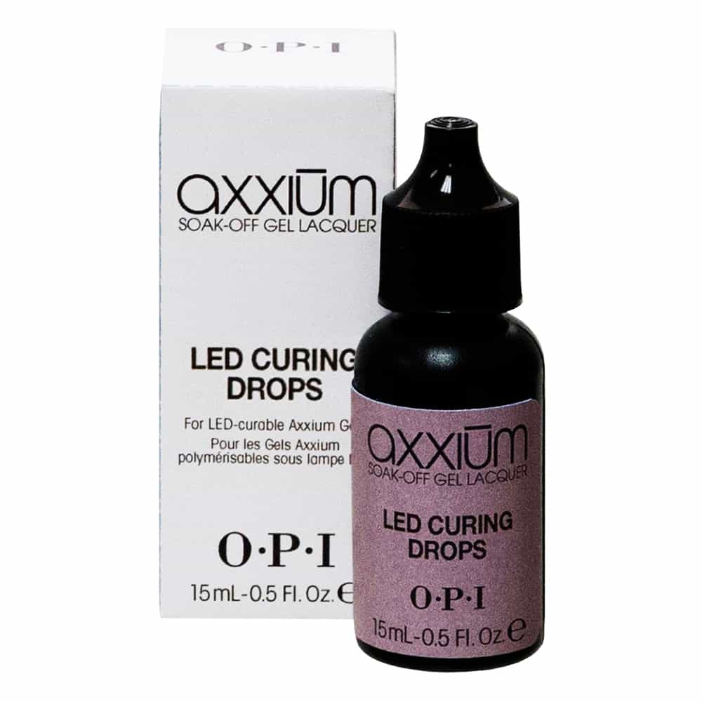 White Smoke OPI Axxium S/O Led Curing Drop 0.3 ox. - 9ml AX921
