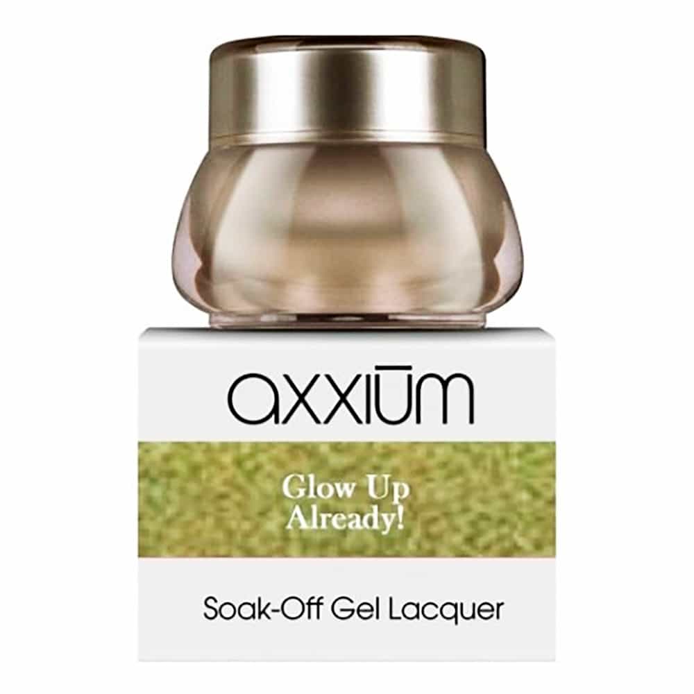 White Smoke OPI Axxium S/O Gel Lacquer Glow Up Already! .21oz-6g AXB04