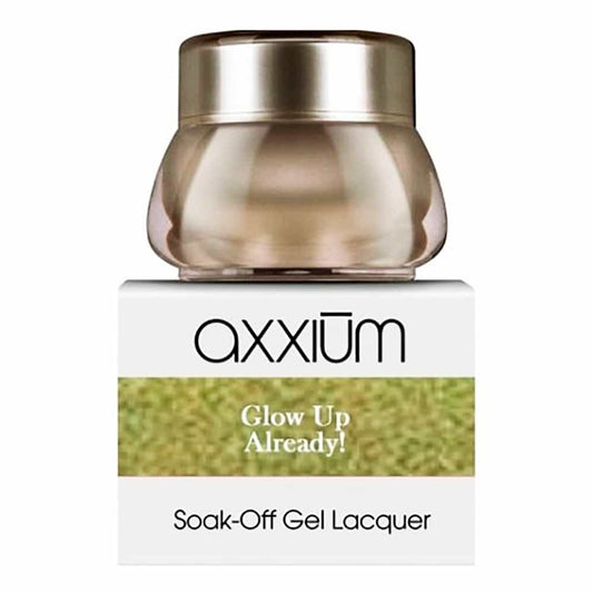 White Smoke OPI Axxium S/O Gel Lacquer Glow Up Already! .21oz-6g AXB04