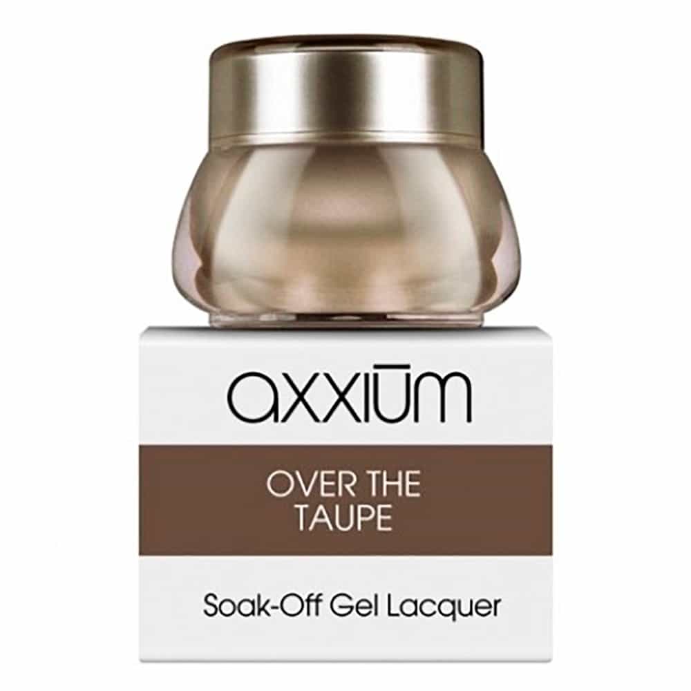 White Smoke OPI Axxium S/O Gel Lacquer Over The Taupe .21oz-6g AXB85
