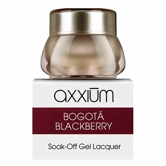 White Smoke OPI Axxium S/O Gel Lacquer Bogota Blackberry .21oz- 6g AXF52