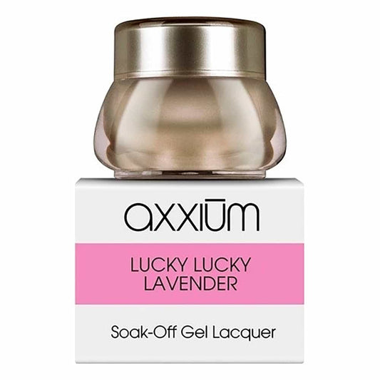 White Smoke OPI Axxium S/O Gel Lacq Lucky Lucky Lavender .21oz -6g AXH48