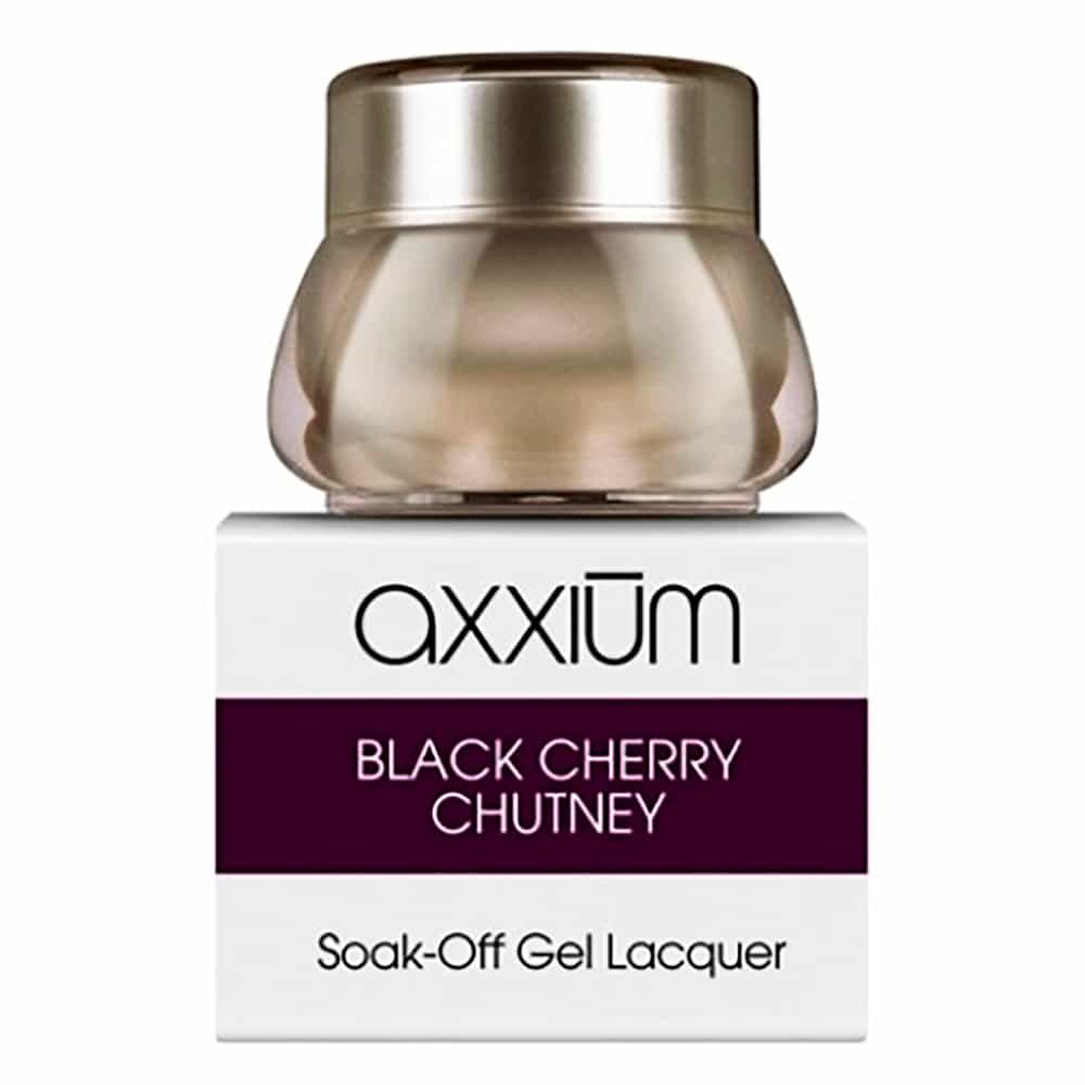White Smoke Axxium S/O Gel Lacq Black Cherry Chutney .21oz-6g AXI43