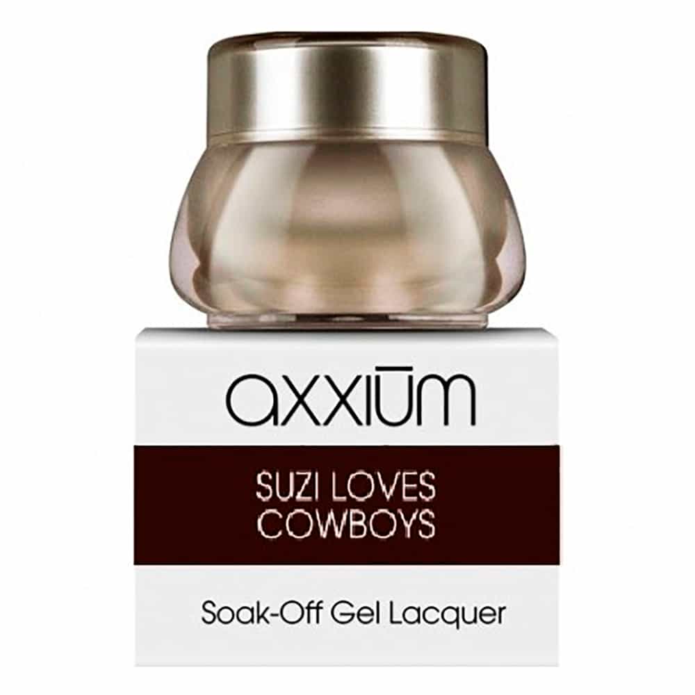 White Smoke OPI Axxium S/O Gel Lacq Suzi Loves Cowboys .21 oz. -6g AXT12