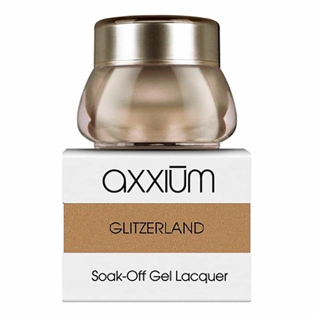 White Smoke OPI Axxium S/O Gel Lacq Glitzerland .21 oz. - 6g AXZ19