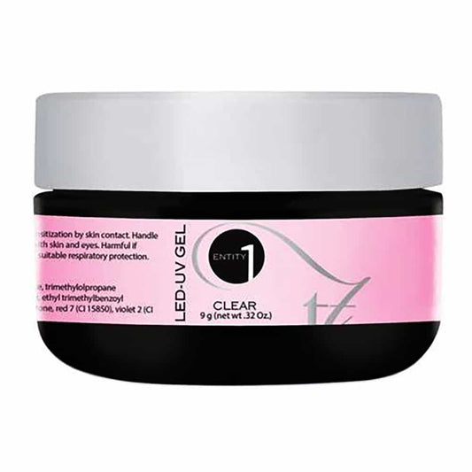 Black Entity1 LED/UV Clear Gel 0.32 oz. - 9g 101730