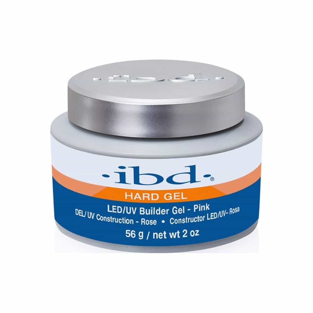 White Smoke Ibd Hard Gel LED/UV Builder Gel - Pink 56g/2 oz