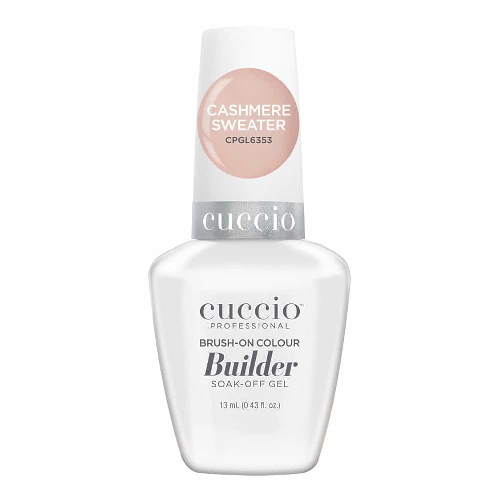 White Smoke CuccioLED/UV Brush-On Builder .43oz Cashmere SweaterCPGL6293