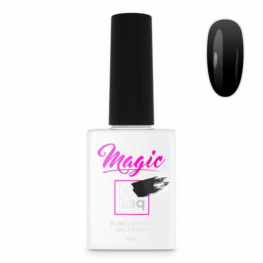 White Smoke Magic Gel Polish MLaq Carbon Black -